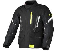 Macna Ultimax 2.0 Veste textile de moto imperméable, noir-jaune-anthracite, taille 2XL pour homme