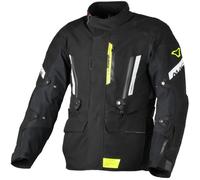 Macna Veste textile Ultimax 2.0 imperméable Noir/Gris Foncé/Jaune Néon L Homme