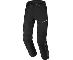 Macna Ultimax Pantalon textile de moto imperméable, Lavis noir, Taille Long M
