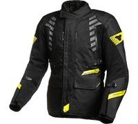 Macna Ultimax veste textile de moto imperméable, noir-jaune, taille 3XL pour homme