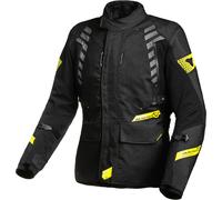 Macna Ultimax veste textile de moto pour dames imperméable à l’eau, noir-jaune, taille XS pour femmes