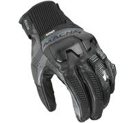 Macna Gants moto Ultraxx 2.0 en cuir perforé Noir/Gris Taille M Homme