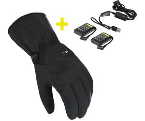 Macna Unite 2.0 RTX Kit Gants de moto d’hiver chauffants imperméables + batteries 7,4V / 2,2A et chargeur, taille S pour femmes