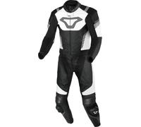 MACNA VARSHALL Costume en cuir 2 pièces noir-blanc 58