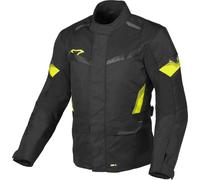 Macna Vaulture, veste textile imperméable S Noir/Jaune Néon Noir/Jaune Néon