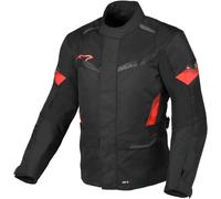 Macna Vaulture, veste textile imperméable M Noir/Rouge Noir/Rouge