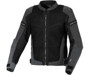 Macna Velotura NightEye Veste textile de moto, noir/gris, Taille L