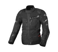 Macna Chieftane Solid veste textile de moto imperméable, noir, taille 4XL pour homme