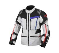 Macna Chieftane veste textile de moto imperméable, noir-gris, taille L pour homme