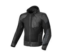 Macna Risant, veste en cuir/textile 52 Noir Noir