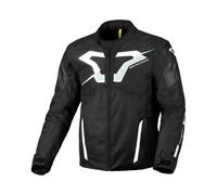 Macna Veste moto Tazar 2.0 textile imperméable Noir/Blanc S Homme