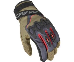 MACNA ZAIRON Handschuh taupe-schwarz-rot L