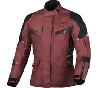 Macna Zastra veste textile de moto pour dames imperméable à l’eau, Rouge foncé, Taille XXL