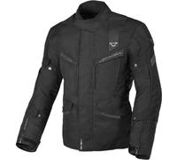Macna Zastro Solid veste textile de moto imperméable, noir, Taille M