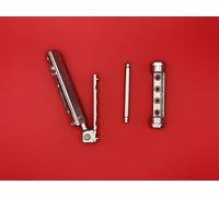 Maco Palier d'angle Charnière Multi-Matic/Multi-Trend 100kg composé de 52483 et 52478 (Palier d'angle + Palier ciseaux argenté)