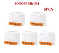 Macoff-Mini R4 Extreme Wifi Smart Switch,Joli,Poignées,Mode Citations,Externe,Contrôle Marche-Arrêt,Fonctionne avec eWelink Alexa - Type sonoff minir4 5PCS