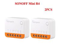Macoff-Mini R4 Extreme Wifi Smart Switch,Joli,Poignées,Mode Citations,Externe,Contrôle Marche-Arrêt,Fonctionne avec eWelink Alexa - Type sonoff minir4 2PCS