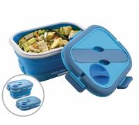 Macom - 864 - Just Kitchen Space Lunch to go chauffe-plat electrique pliable gain de place, 35 Watts, bleu/blanc