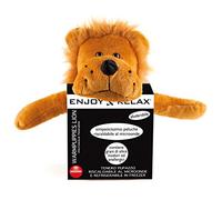 Macom, Enjoy & Relax 923 Warmpuppies Lion, Bonhomme en Forme de Lion Chauffant au Micro-ondes et Réfrigérable dans le congélateur