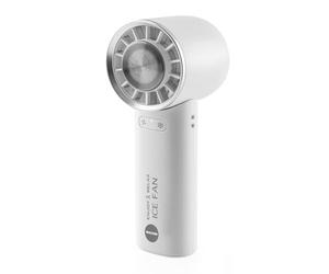 MACOM Enjoy & Relax 981 Ice Fan, mini ventilateur portable avec fonction de refroidissement innovante, batterie lithium de 2000 mAh