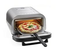 MACOM Just Kitchen 884 Professional Pizza Oven, four à pizza professionnel, cuiseur en 2 minutes, chauffe jusqu'à 400°, plaque de cuisson en pierre réfractaire de 32 cm amovible, 1700 W