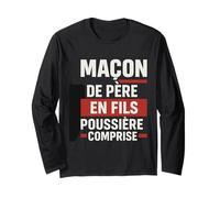 Maçon de père en Fils poussière composé Manche Longue