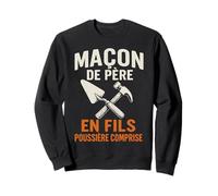 Maçon de père en Fils poussière composé Sweatshirt