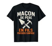Maçon de père en Fils poussière composé T-Shirt