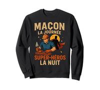Macon The Day Super Hero The Night Sweatshirt