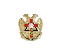 maçonnique Exchange Rite écossais Rose Croix Croix 32 ° Épinglette