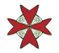 maçonnique franc-maçon Épinglette Croix de Malte - Le maçonnique Exchange