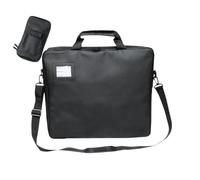 Maçonnique MM/WM Sac à bandoulière souple pour tablier maçonnique MM/WM, Noir , 14 x 16 inches