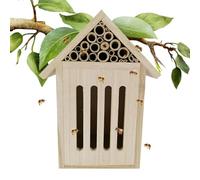 Maçons Boîte à abeilles | Maison d'abeille naturelle pour pollinisateurs | Maison en bois | Maison pour abeilles et papillons respectueuse de l'environnement, ruche robuste pour abeilles, maison pour