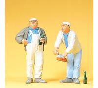 Maçons (x2) - PREISER 45038 - G 1/22.5