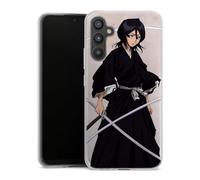 MACOQUEPERSO Coque en Silicone Compatible avec Samsung Galaxy A27 5G, Motif Bleach Kuchiki Rukia