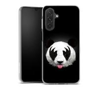 MACOQUEPERSO Coque en Silicone Compatible avec Samsung Galaxy A27 5G, Motif Panda Punk