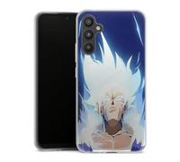 MACOQUEPERSO Coque en Silicone Compatible avec Samsung Galaxy A27 5G, Motif Sangoku Ultra Instinct Anime