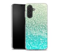 MACOQUEPERSO Coque en Silicone pour Samsung Galaxy A27 5G, Motif Gatsby Mint