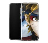 MACOQUEPERSO - Coque pour Samsung A20E Manga Ninja Konoha Blanc | Housse Smartphone Antichoc, Etui téléphone Souple Fan Edition, Bumper Ultra Mince Collection Animé
