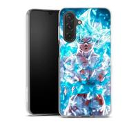 MACOQUEPERSO Coque Silicone Compatible avec Samsung Galaxy A26 5G Antichoc | Doux TPU Silicone Protection Housse, Étui de Téléphone Manga Dragon Ball z Frezaa Power Bleu