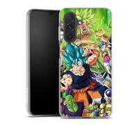 MACOQUEPERSO Coque Silicone Compatible avec Samsung Galaxy A26 5G Antichoc | Doux TPU Silicone Protection Housse, Étui de Téléphone Manga Dragon Ball Super Personnages