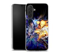 MACOQUEPERSO Coque Silicone Compatible avec Samsung Galaxy A26 5G Antichoc | Doux TPU Silicone Protection Housse, Étui de Téléphone Manga Combat Sasuke