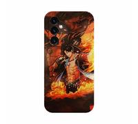 MACOQUEPERSO - Coque Silicone Compatible Samsung Galaxy A05S Antichoc | Doux TPU Silicone Protection Housse, Étui de Téléphone Manga One Piece Ace Fire Portgas Multicolore