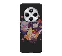 MACOQUEPERSO Coque Silicone Compatible Xiaomi Redmi 14C Antichoc | Doux TPU Silicone Protection Housse, Étui de Téléphone Manga Personnage Demon Slayer Chibi Compatible avec Xiaomi Redmi 14C
