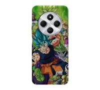MACOQUEPERSO Coque Silicone Compatible Xiaomi Redmi 14C Antichoc | Doux TPU Silicone Protection Housse, Étui de Téléphone Manga Dragon Ball Super Personnages Compatible avec Xiaomi Redmi 14C
