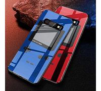 MACOQUEPERSO - Coque Silicone Game for Boy pour Samsung Galaxy S10 / Couleur Bleu ou Rouge/Anti Chocs/Motif Console de Jeux Vintage