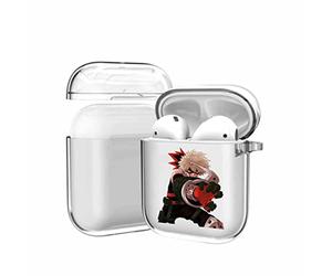 MACOQUEPERSO Coque Silicone pour Airpods 1 Bakugo Housse TPU Manga
