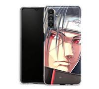 MACOQUEPERSO - Coque Silicone pour Samsung Galaxy A13 5G Manga Naruto Itachi Visage Multicolore | Housse Silicone Antichoc Douce et légère, Etui Telephone Portable Collection