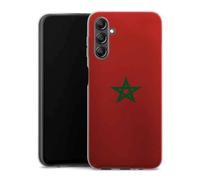 MACOQUEPERSO - Coque Silicone pour Samsung Galaxy A14 5G Drapeau Maroc | Doux TPU Silicone Protection Housse, Étui de Téléphone Embleme Marocain