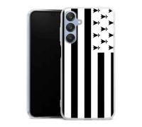 MACOQUEPERSO - Coque Silicone pour Samsung Galaxy A25 5G Antichoc | Doux TPU Silicone Protection Housse, Étui de Téléphone Drapeau Bretagne Compatible avec Samsung Galaxy A25 5G